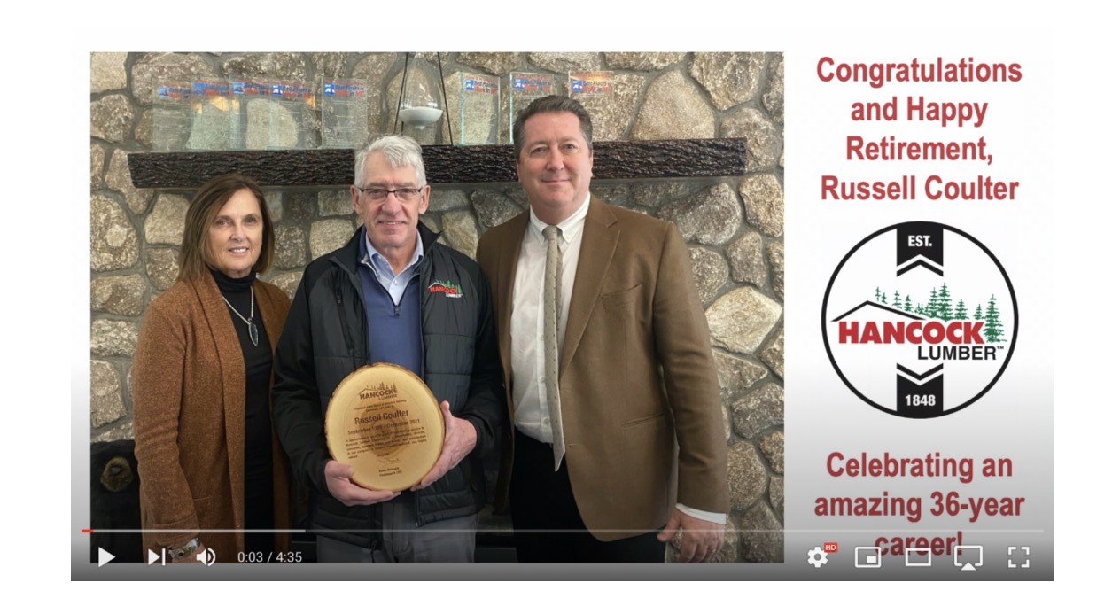 Russell Coulter Retirement Video