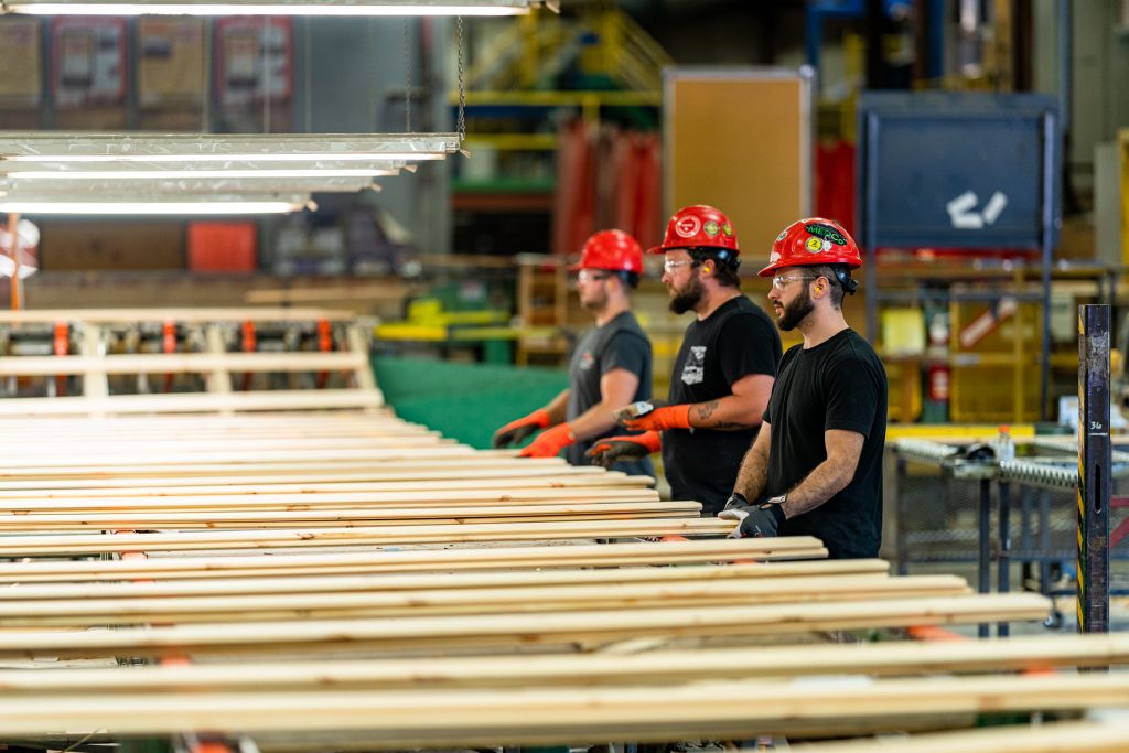 Mill employees, Hancock Lumber