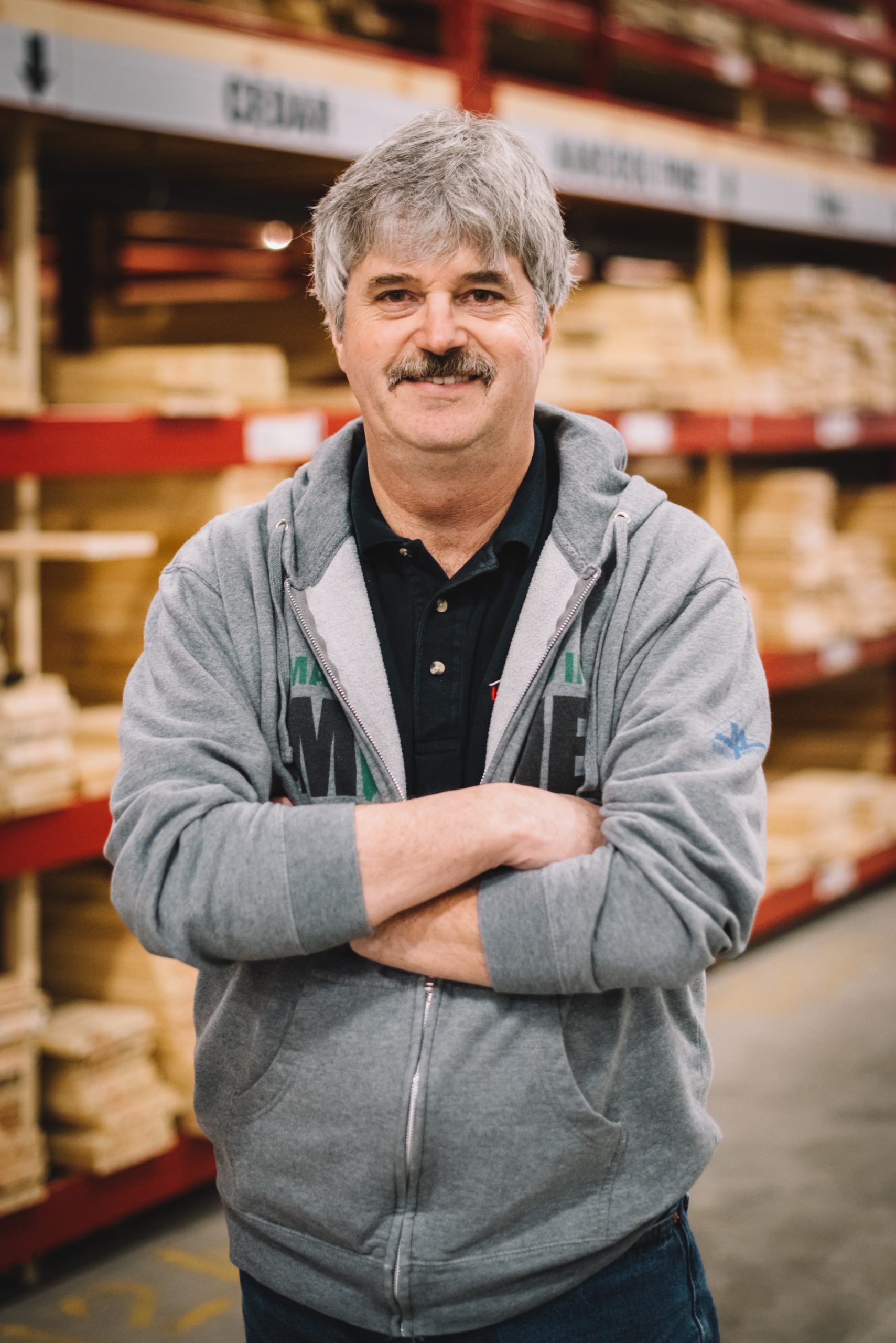 Ed Inness and Steve Rickert High Five! - Hancock Lumber