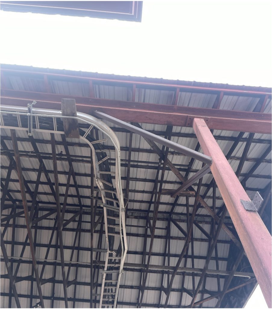 Warehouse roof